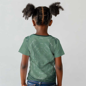James Baldwin Kid T shirt Green Handwritten Script Design Smiling Portrait Civil Rights and Literature TS04