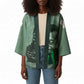 James Baldwin Kimono Green Handwritten Script Design Smiling Portrait Civil Rights and Literature - African Pride