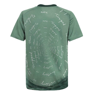 James Baldwin Rugby Jersey Green Handwritten Script Design Smiling Portrait Civil Rights and Literature TS04