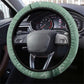 James Baldwin Steering Wheel Cover Green Handwritten Script Design Smiling Portrait Civil Rights and Literature - African Pride