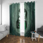 James Baldwin Window Curtain Green Handwritten Script Design Smiling Portrait Civil Rights and Literature - African Pride