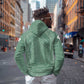 James Baldwin Zip Hoodie Green Handwritten Script Design Smiling Portrait Civil Rights and Literature - African Pride