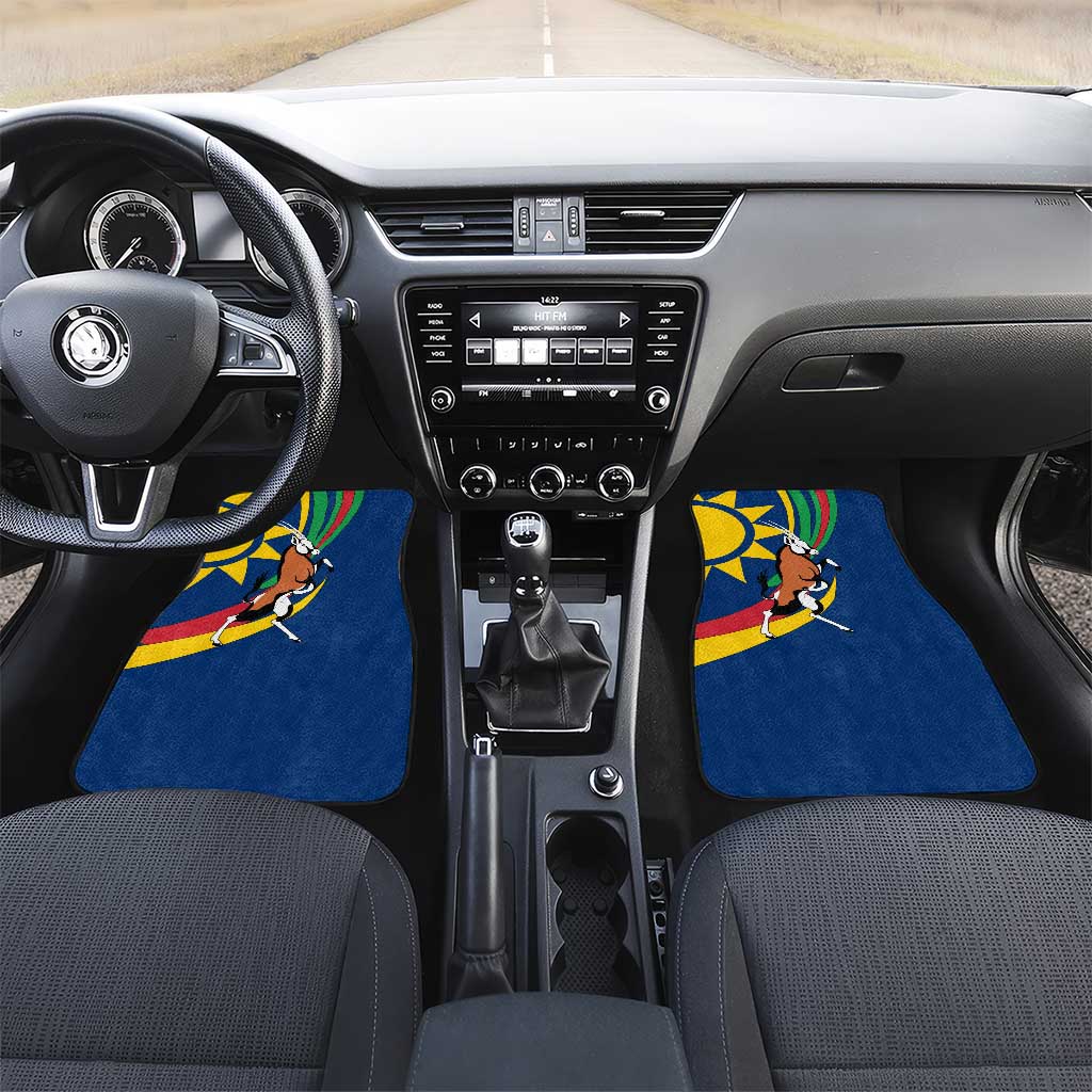 African Fish Eagle Namibia Car Mats Gemsbok Supporters Style