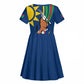 African Fish Eagle Namibia Kid Short Sleeve Dress Gemsbok Supporters Style