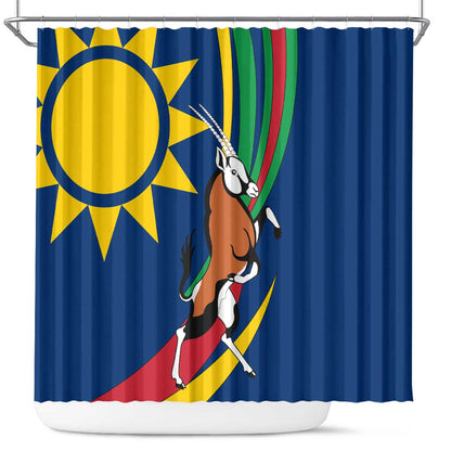 African Fish Eagle Namibia Shower Curtain Gemsbok Supporters Style