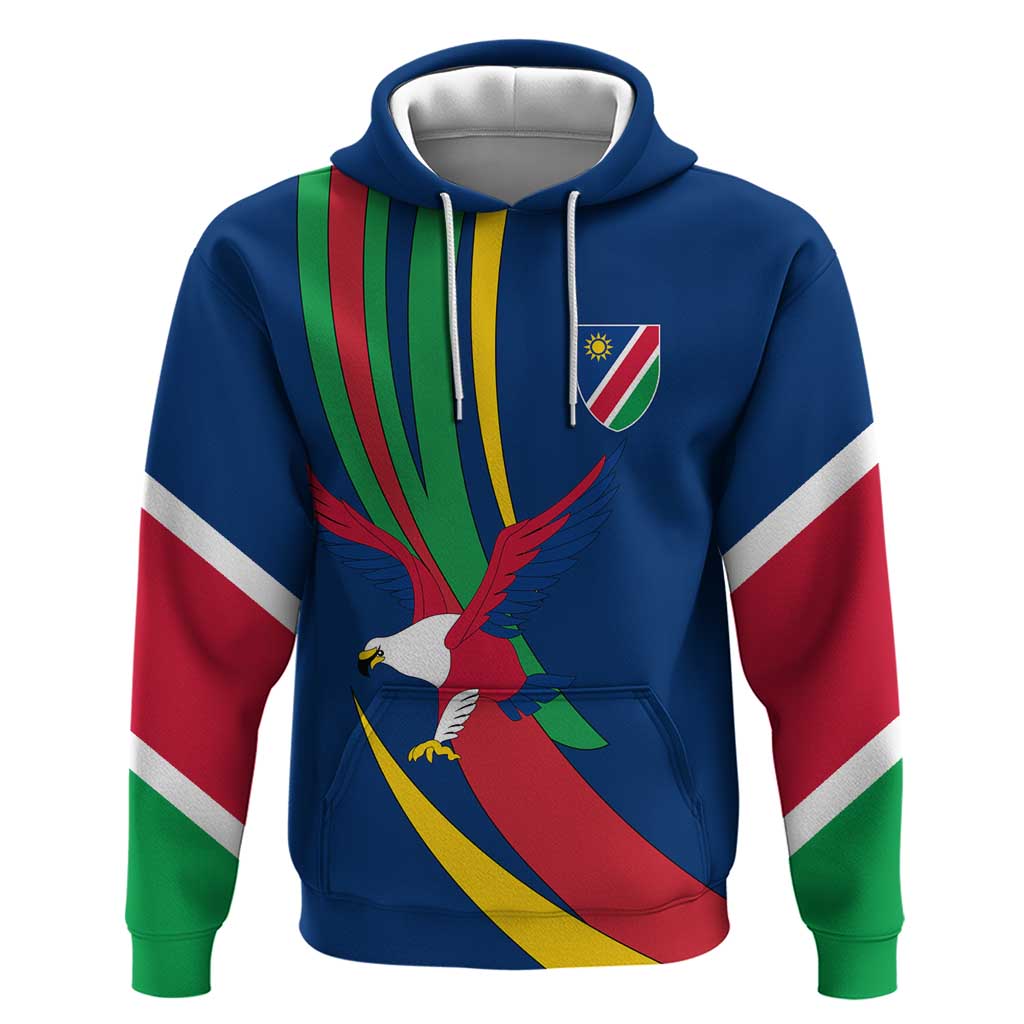 African Fish Eagle Namibia Zip Hoodie Gemsbok Supporters Style