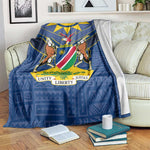 Namibia Yellow Sun Blanket Sporty Style with Traditional Patterns