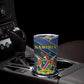 Namibia Yellow Sun Tumbler Cup Sporty Style with Traditional Patterns