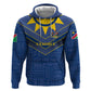 Namibia Yellow Sun Zip Hoodie Sporty Style with Traditional Patterns