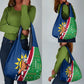 Namibia Gemsbok Grocery Bag Flag Design with African Patterns