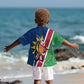 Namibia Gemsbok Kid Hawaiian Shirt Flag Design with African Patterns