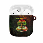 Black History Tree of Knowledge AirPods Case Pan-African Afrocentric Drip Art Illustration