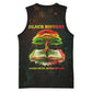 Black History Tree of Knowledge Basketball Jersey Pan-African Afrocentric Drip Art Illustration