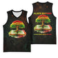 Black History Tree of Knowledge Basketball Jersey Pan-African Afrocentric Drip Art Illustration