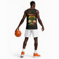 Black History Tree of Knowledge Basketball Jersey Pan-African Afrocentric Drip Art Illustration