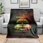 Black History Tree of Knowledge Blanket Pan-African Afrocentric Drip Art Illustration