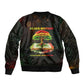 Black History Tree of Knowledge Bomber Jacket Pan-African Afrocentric Drip Art Illustration