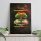 Black History Tree of Knowledge Canvas Wall Art Pan-African Afrocentric Drip Art Illustration