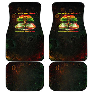 Black History Tree of Knowledge Car Mats Pan-African Afrocentric Drip Art Illustration