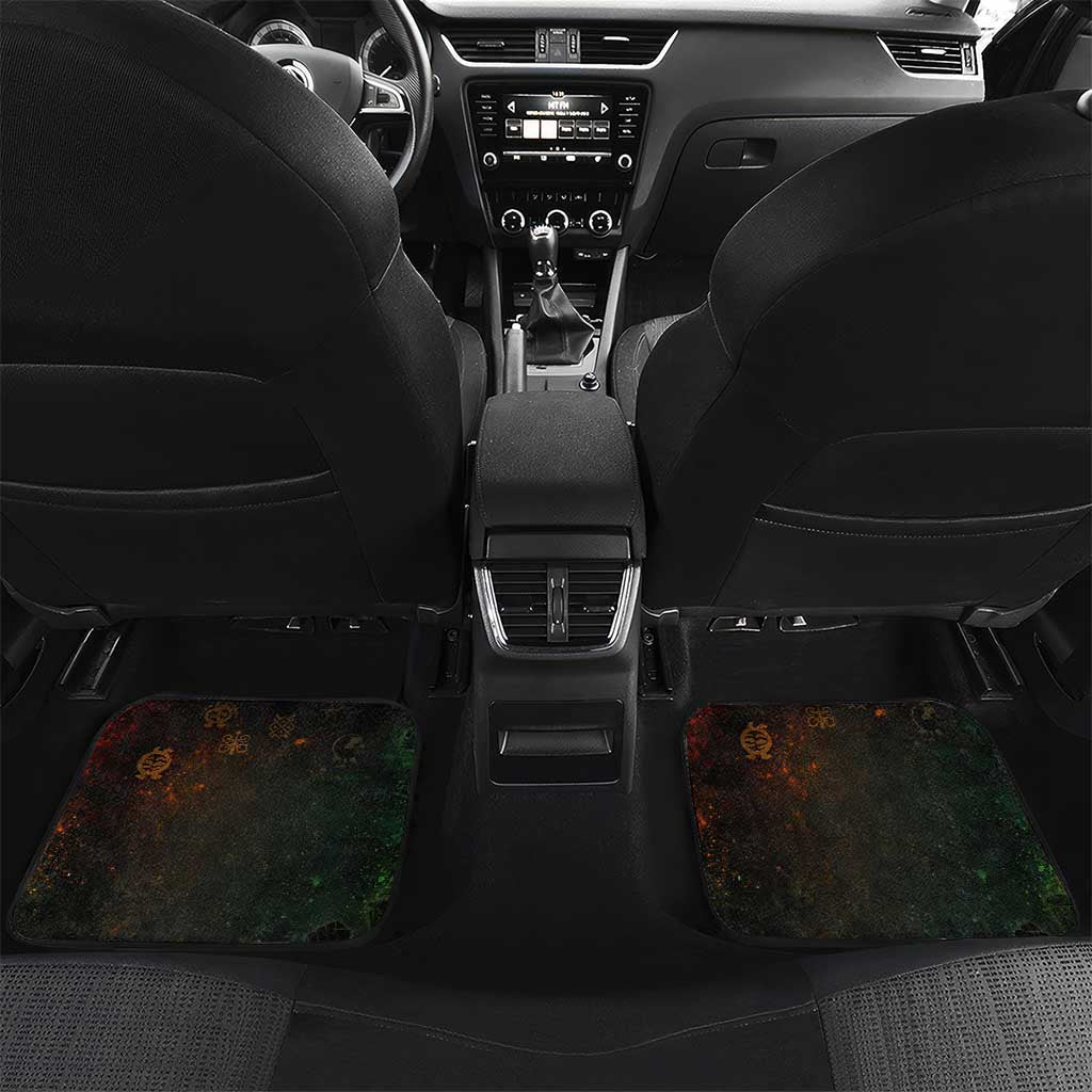 Black History Tree of Knowledge Car Mats Pan-African Afrocentric Drip Art Illustration
