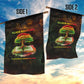 Black History Tree of Knowledge Garden Flag Pan-African Afrocentric Drip Art Illustration