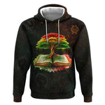 Black History Tree of Knowledge Hoodie Pan-African Afrocentric Drip Art Illustration