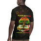 Black History Tree of Knowledge Rugby Jersey Pan-African Afrocentric Drip Art Illustration