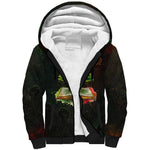 Black History Tree of Knowledge Sherpa Hoodie Pan-African Afrocentric Drip Art Illustration