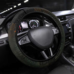 Black History Tree of Knowledge Steering Wheel Cover Pan-African Afrocentric Drip Art Illustration