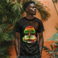 Black History Tree of Knowledge T shirt Pan-African Afrocentric Drip Art Illustration