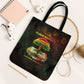 Black History Tree of Knowledge Tote Bag Pan-African Afrocentric Drip Art Illustration