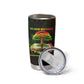 Black History Tree of Knowledge Tumbler Cup Pan-African Afrocentric Drip Art Illustration