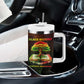 Black History Tree of Knowledge Tumbler With Handle Pan-African Afrocentric Drip Art Illustration