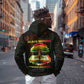 Black History Tree of Knowledge Zip Hoodie Pan-African Afrocentric Drip Art Illustration