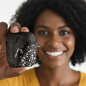 Harriet Tubman Underground Railroad AirPods Case Fearless In The Dark - Civil Rights Hero Vintage Art
