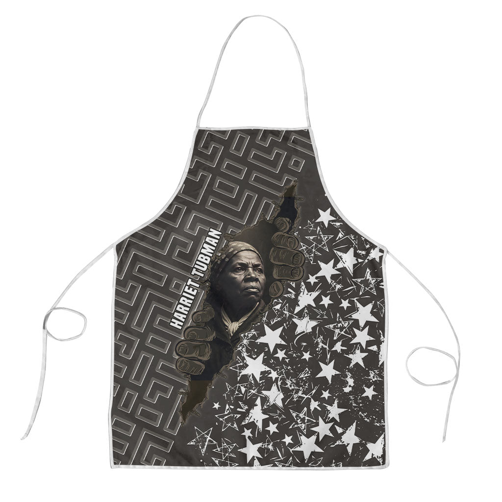 Harriet Tubman Underground Railroad Apron Fearless In The Dark - Civil Rights Hero Vintage Art