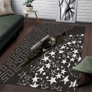 Harriet Tubman Underground Railroad Area Rug Fearless In The Dark - Civil Rights Hero Vintage Art