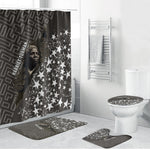 Harriet Tubman Underground Railroad Bathroom Set Fearless In The Dark - Civil Rights Hero Vintage Art