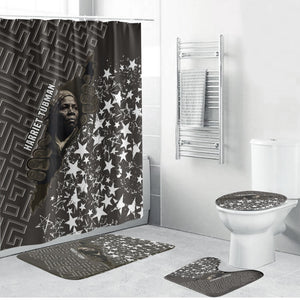 Harriet Tubman Underground Railroad Bathroom Set Fearless In The Dark - Civil Rights Hero Vintage Art