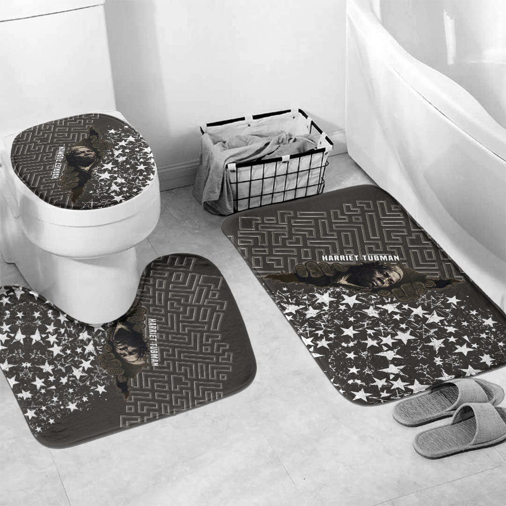 Harriet Tubman Underground Railroad Bathroom Set Fearless In The Dark - Civil Rights Hero Vintage Art