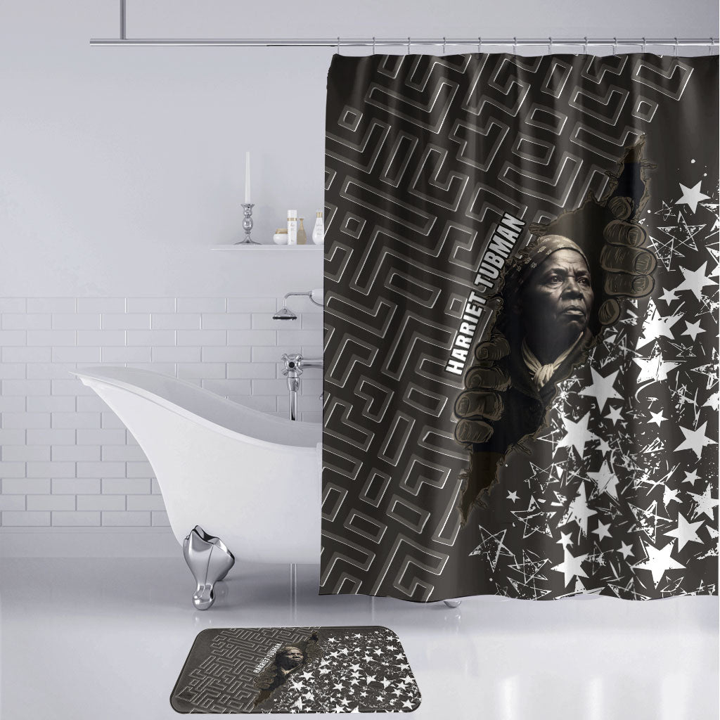Harriet Tubman Underground Railroad Bathroom Set Fearless In The Dark - Civil Rights Hero Vintage Art