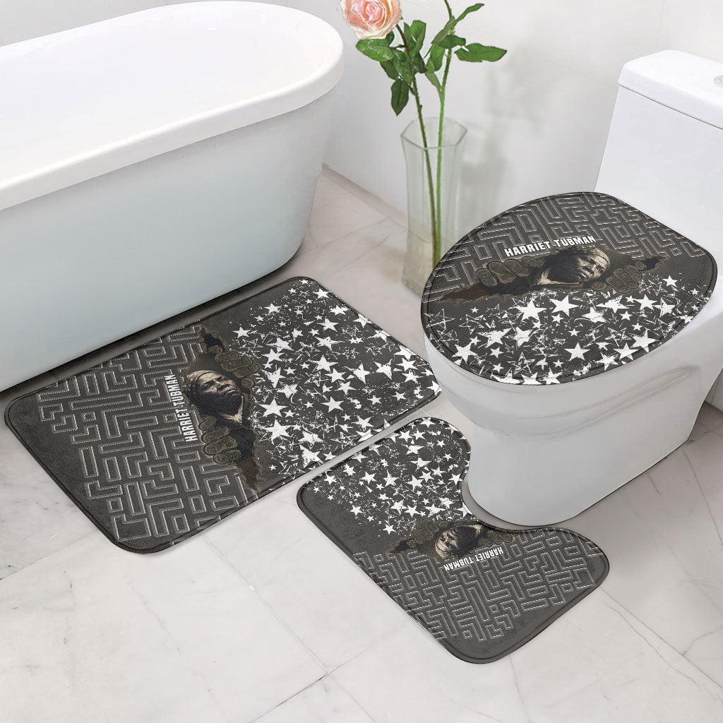 Harriet Tubman Underground Railroad Bathroom Set Fearless In The Dark - Civil Rights Hero Vintage Art