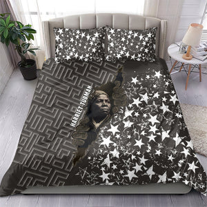 Harriet Tubman Underground Railroad Bedding Set Fearless In The Dark - Civil Rights Hero Vintage Art