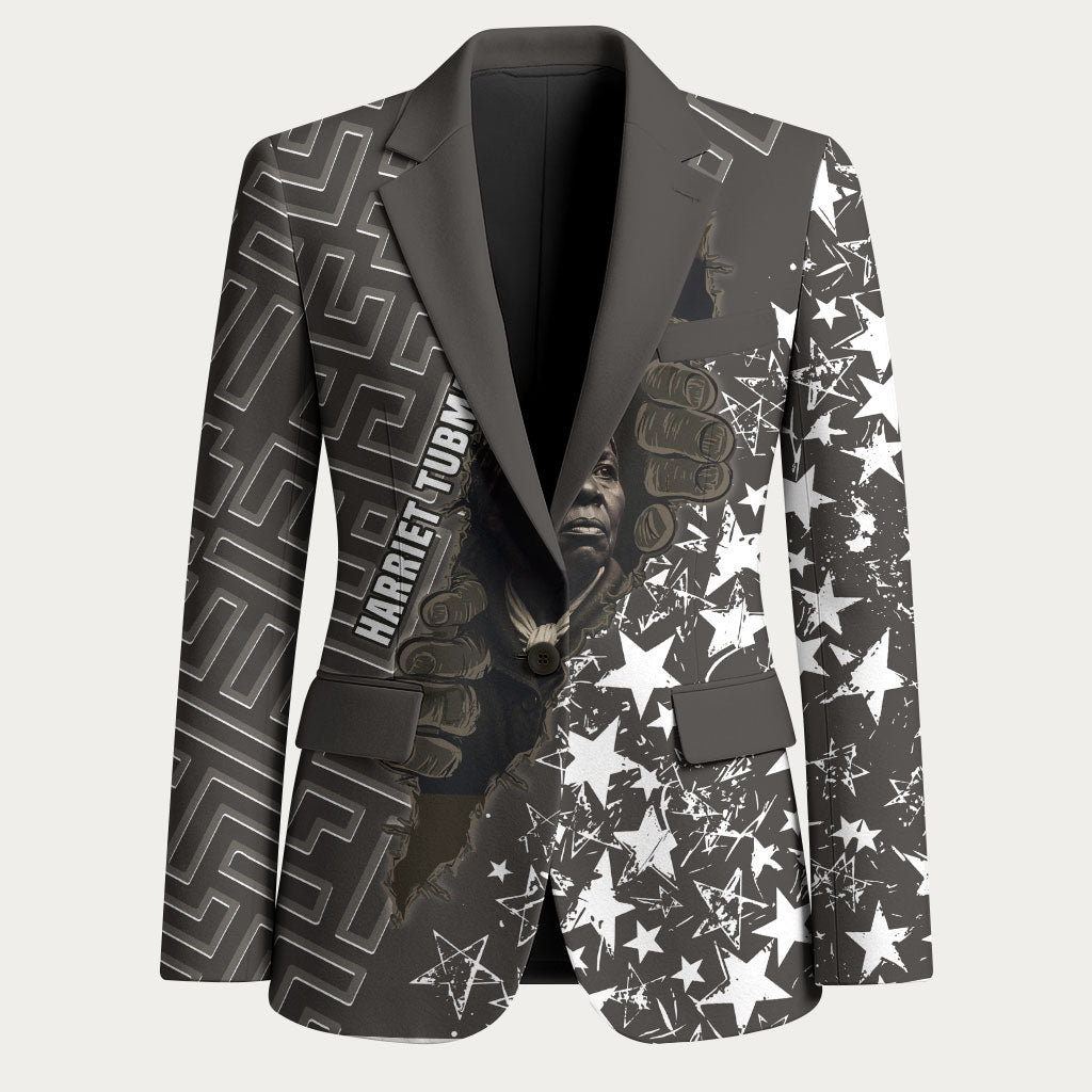 Harriet Tubman Underground Railroad Blazer Fearless In The Dark - Civil Rights Hero Vintage Art