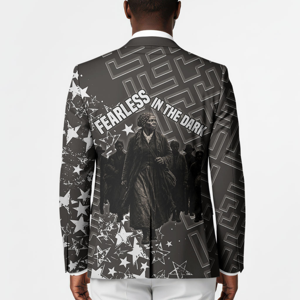 Harriet Tubman Underground Railroad Blazer Fearless In The Dark - Civil Rights Hero Vintage Art