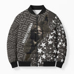 Harriet Tubman Underground Railroad Bomber Puffer Jacket Fearless In The Dark - Civil Rights Hero Vintage Art