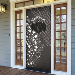 Harriet Tubman Underground Railroad Door Cover Fearless In The Dark - Civil Rights Hero Vintage Art