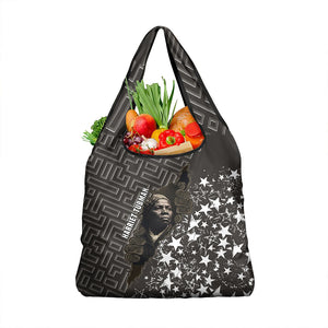 Harriet Tubman Underground Railroad Grocery Bag Fearless In The Dark - Civil Rights Hero Vintage Art