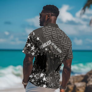 Harriet Tubman Underground Railroad Hawaiian Shirt Fearless In The Dark - Civil Rights Hero Vintage Art