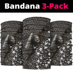 Harriet Tubman Underground Railroad Neck Gaiter Fearless In The Dark - Civil Rights Hero Vintage Art